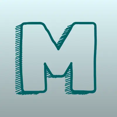 Мультиком, сеть магазинов канцелярских товаров, лого-визитка