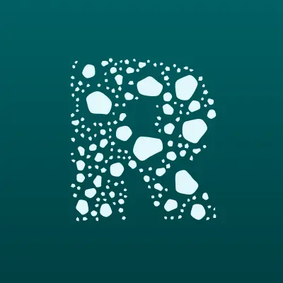 РОЗА ДВ, сеть цветочных магазинов, лого-визитка